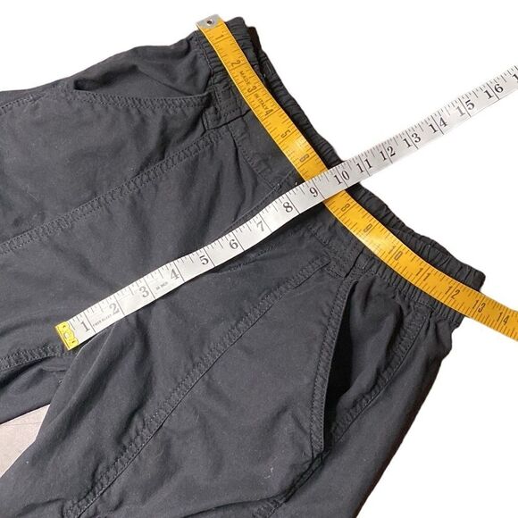 DIVIDED H&M Black Cotton Cargo Elastic Waist Pants - Picture 4 of 9